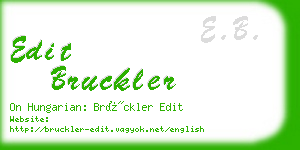 edit bruckler business card